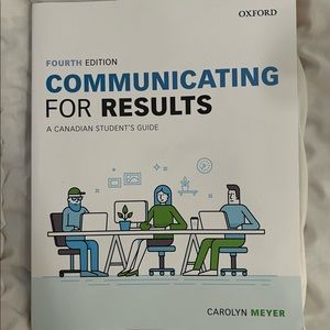 Communications For Results (Fourth Edition) textbook